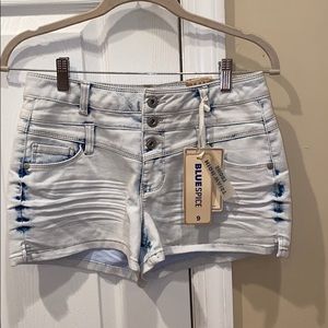 Acid Wash Jean Shorts